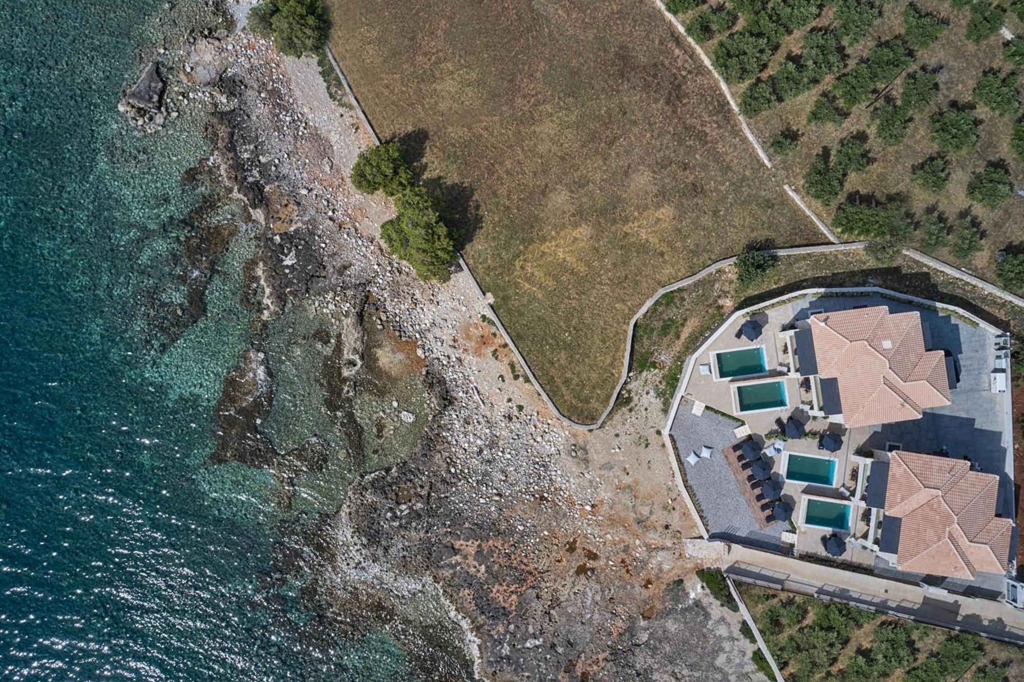 Beachfront Alassa Villas With Private Pools Kotronion  Exterior photo