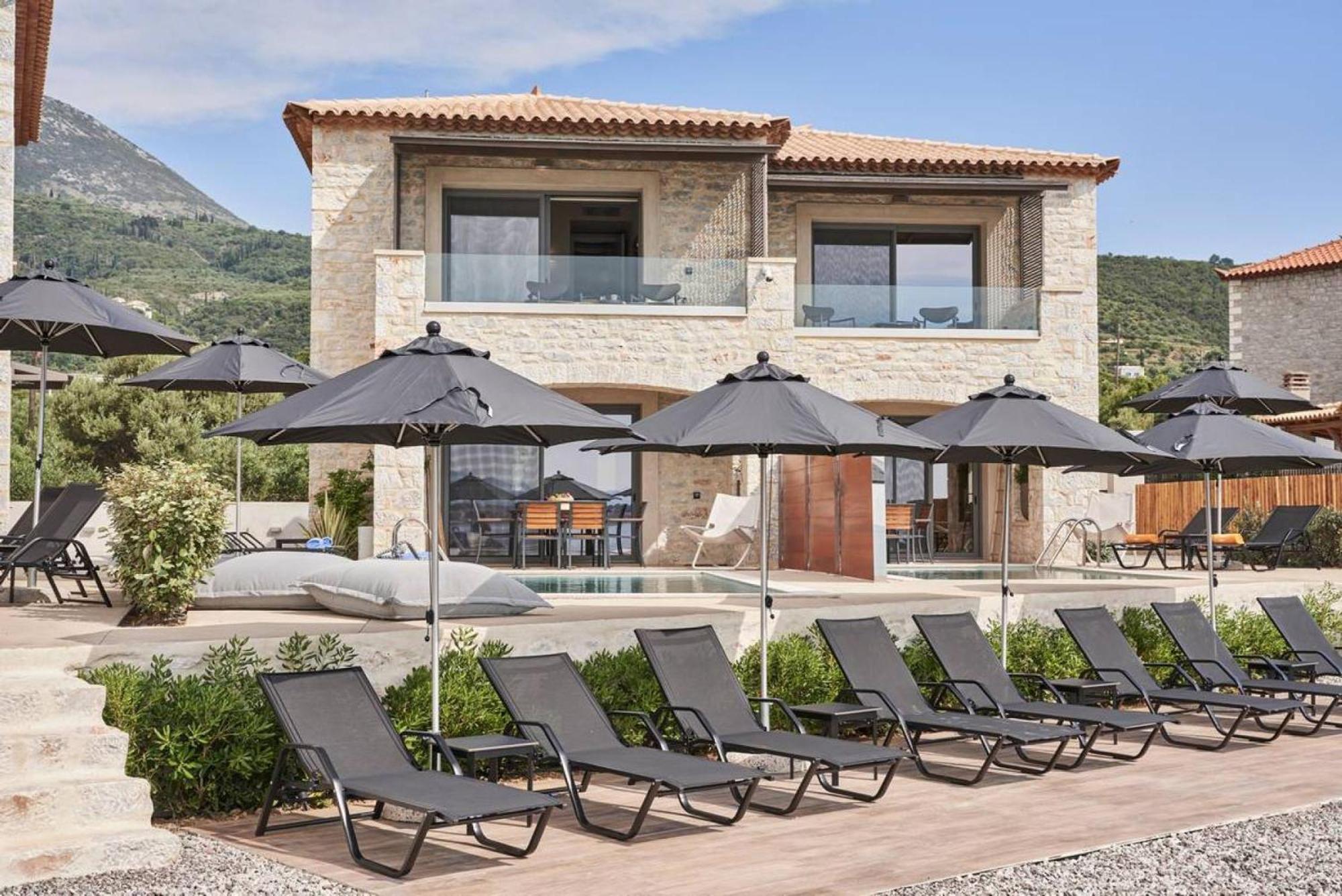 Beachfront Alassa Villas With Private Pools Kotronion  Exterior photo